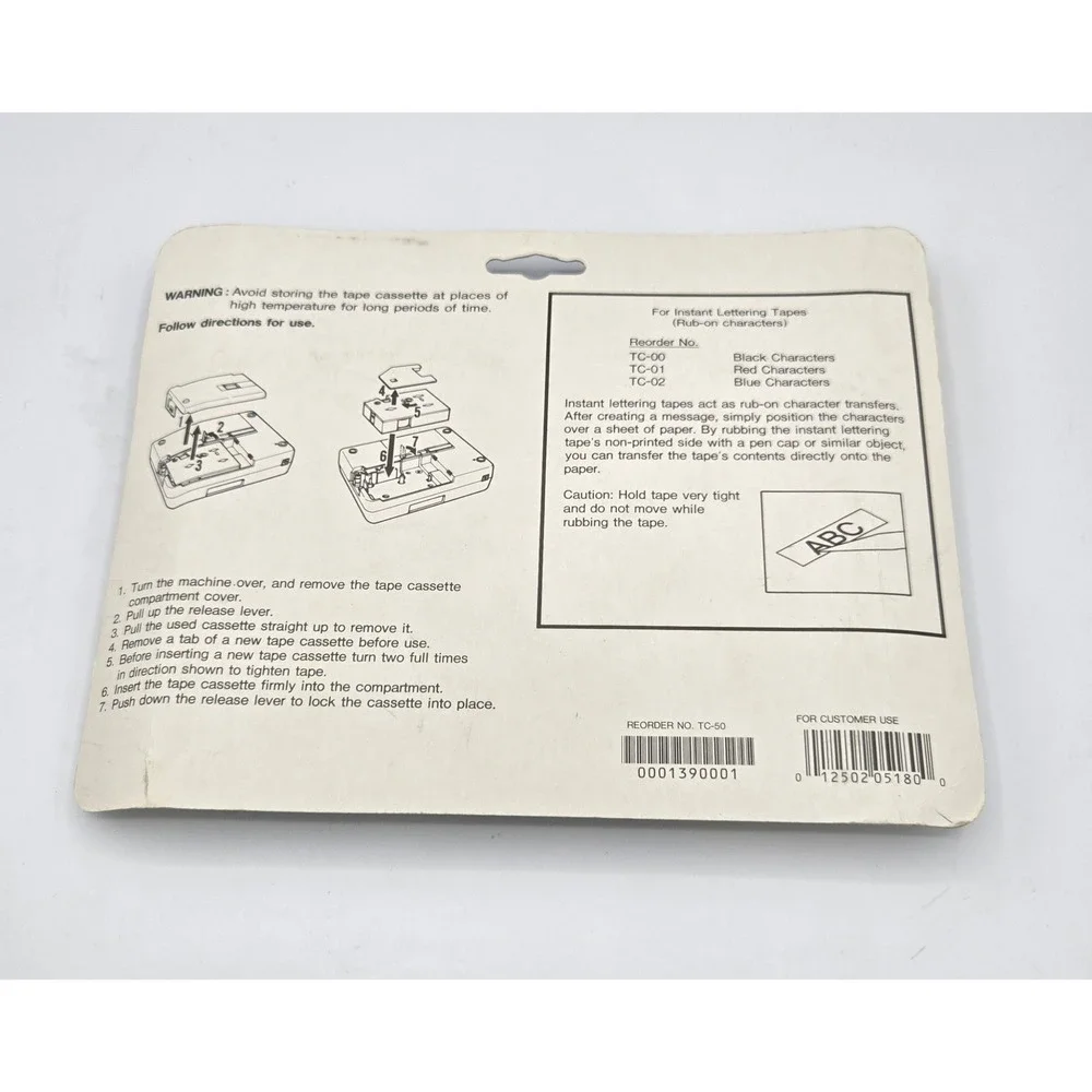 Vintage Brother‎ P-Touch TC-Series Tape Value Pack